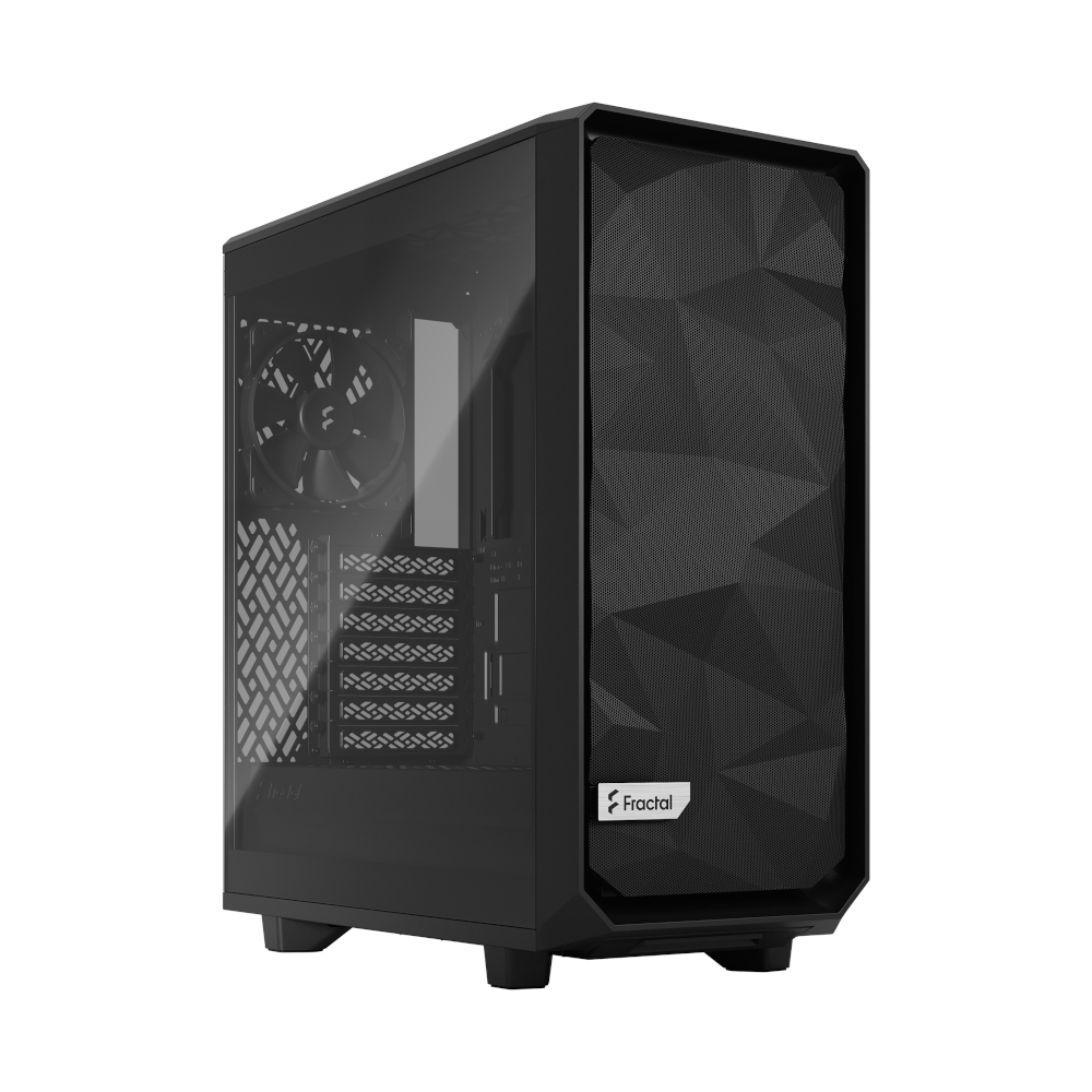 Caixa ATX Fractal Design Meshify 2 Compact Lite Vidro Temperado Preto
