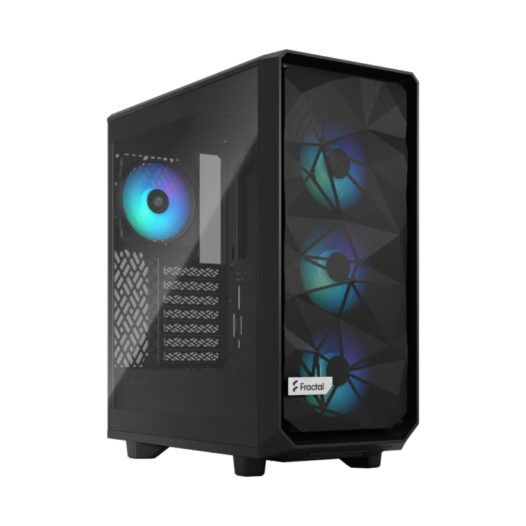 Caixa ATX Fractal Design Meshify 2 Compact Lite RGB Vidro Temperado Preto
