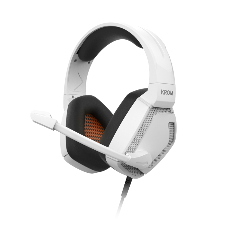 Headset Krom Gaming Kopa Pro Branco