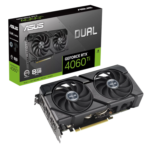 Placa Gráfica ASUS Dual NVIDIA GeForce RTX 4060 Ti OC 8GB GDDR6