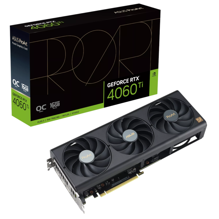 Placa Gráfica ASUS ProArt GeForce RTX 4060 Ti OC 16GB GDDR6