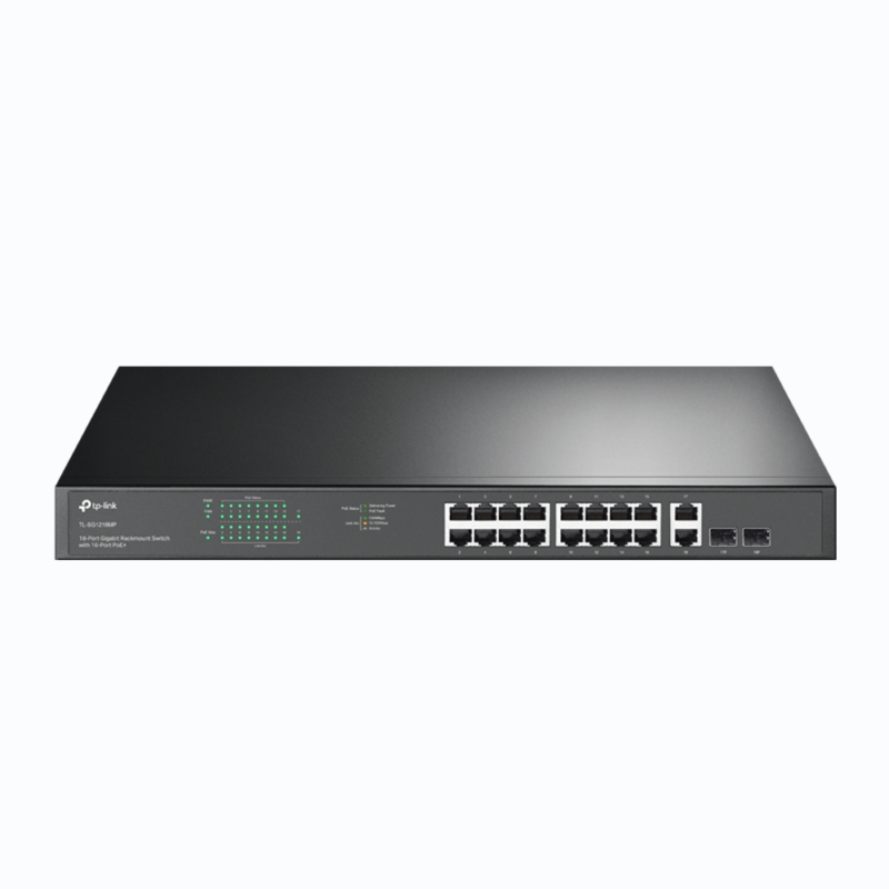 Switch TP-Link TL-SG1218MP 16 Portas 10/100/1000Mbps