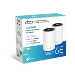 Sistema MESH TP-Link Deco XE75 Wi-Fi 6E Tri-Band 2.4GHz/5GHz/6GHz - Pack 2