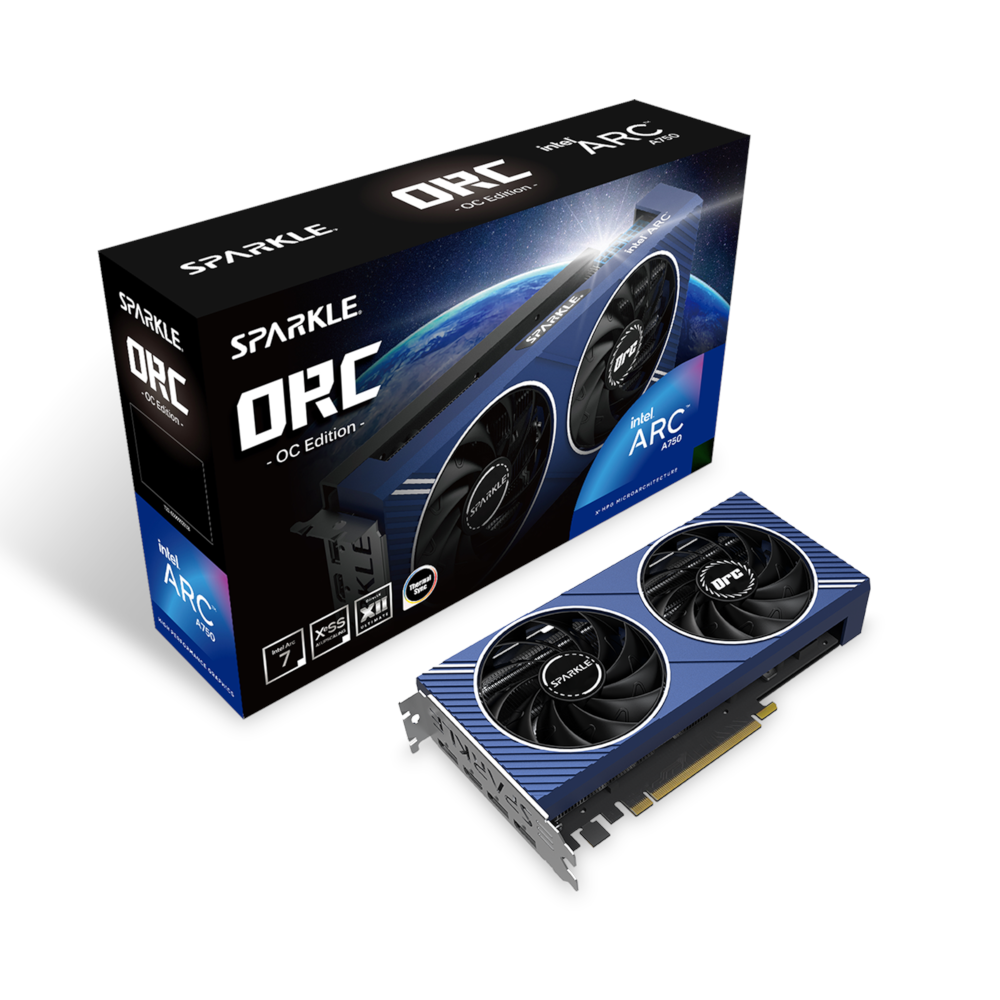 Placa Gráfica Sparkle Intel Arc A750 ORC OC 8GB GDDR6