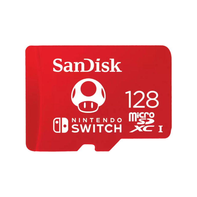 Cartão Memória SanDisk Nintendo Switch MicroSDXC 128GB
